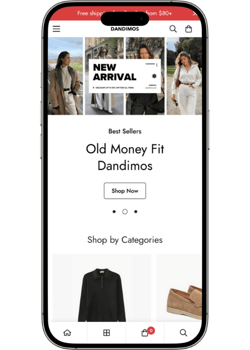 clothing ecommerce shop